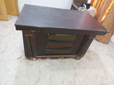 Used Wooden Office, Study & Computer Table with Drawers