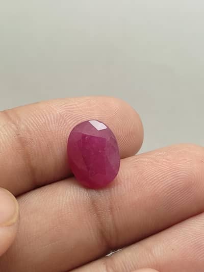 Natural Ruby Stone | Yaqot Stone (5.45 Carat)