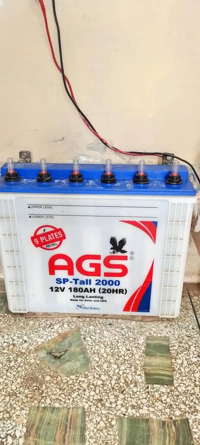 AGS SP-Tall 2000 Solar Battery – 12V 180Ah