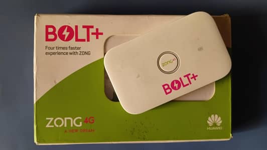 ZONG 4G BOLT+ NETWORK DEVICE&MODEMS