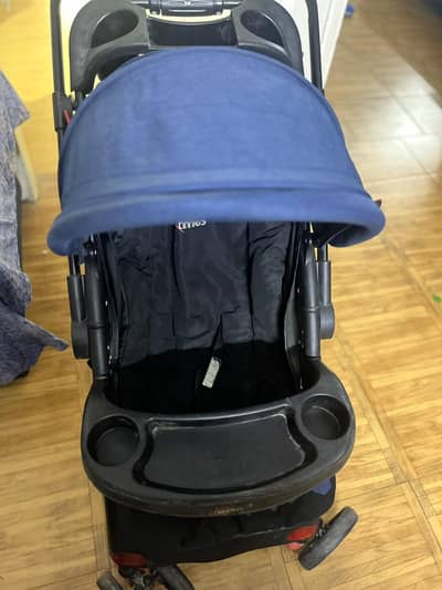 Tinnies Baby Stroller for Sale | Dark Blue | Slightly Used