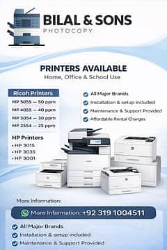 HP Printers | WiFi Printer | Colour Printer / Hp / 1320 / 2015 /All