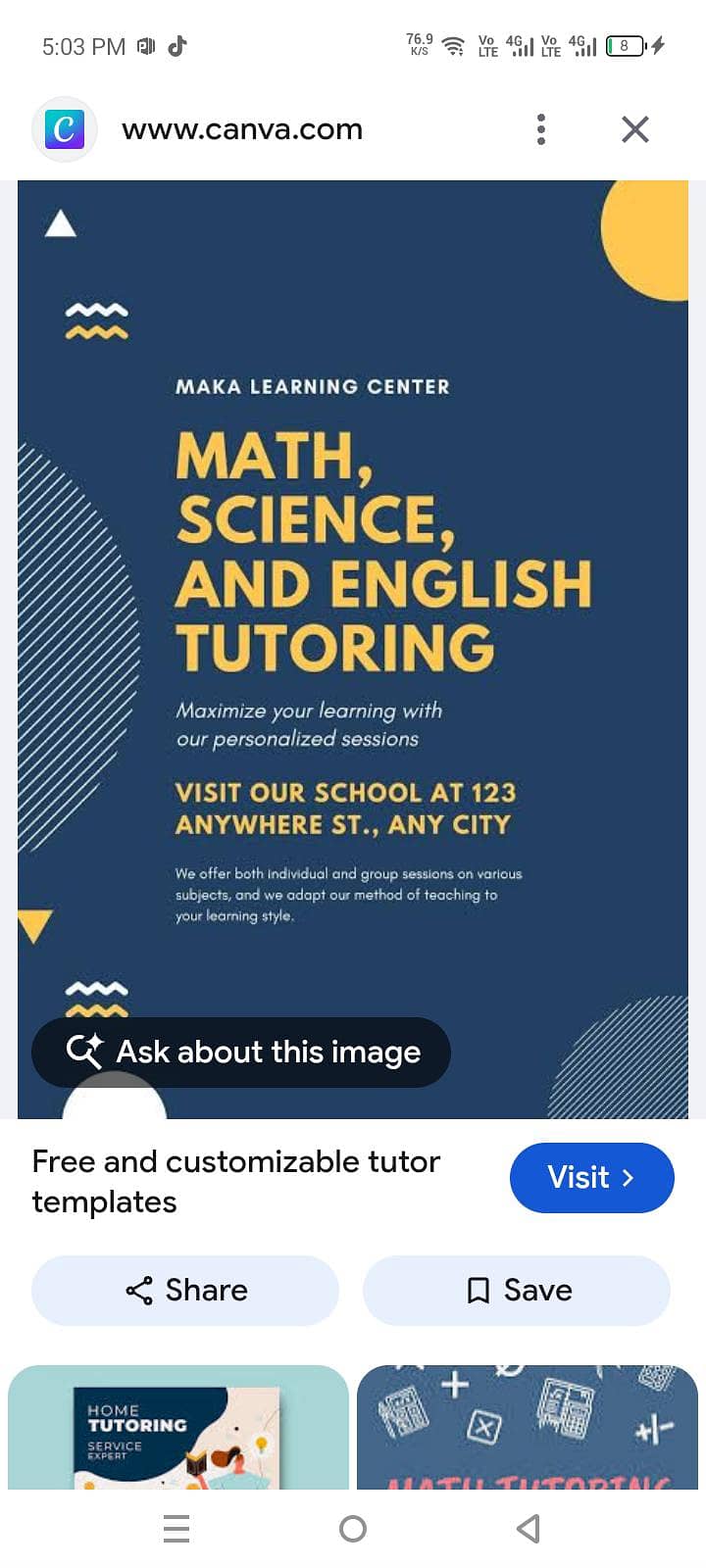 Math and English classes 0