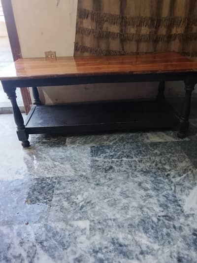 wooden table