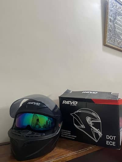 REVO by Vector Helmet (VT-269) - Matte Black - Size XL