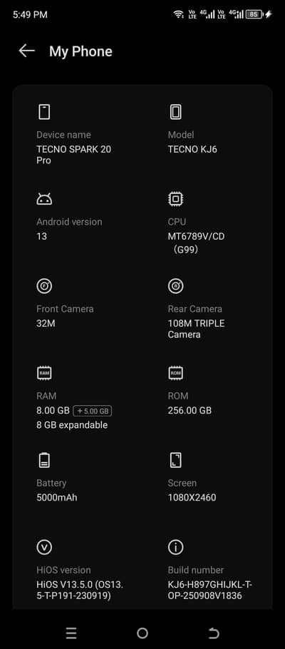 Tecno Spark 20 Pro