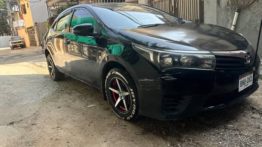 Toyota Corolla GLI 1.3 Automatic/Manual 2017 - Black - For Sale*365000