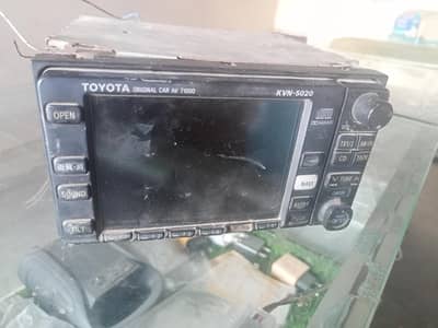 Toyota Original KVN-5020 Car LCD Panel - CD Tape TV NAVI - Japanese