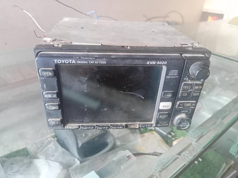 Toyota Original KVN-5020 Car LCD Panel - CD Tape TV NAVI - Japanese ...