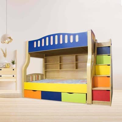 Bunk bed | Kid wooden bunker bed | Baby bed | Double bed | Triple bed