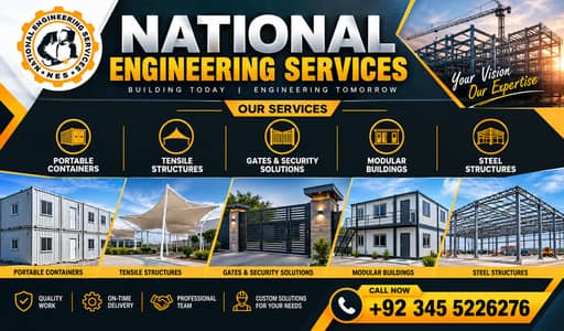 Gates and security solution|portable container|Modular buildings