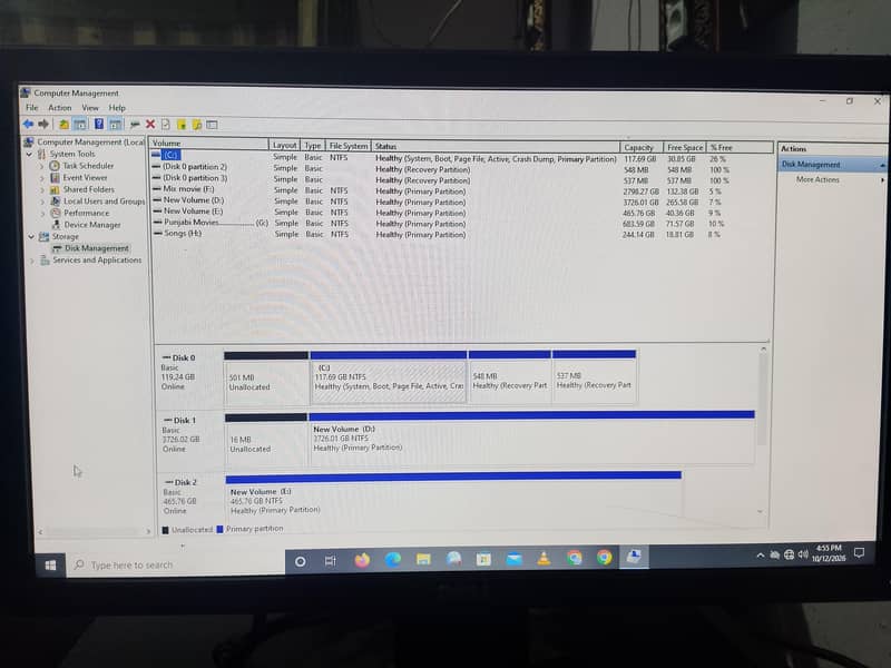 HP I5 Computer Data Loading User With Lcd 7