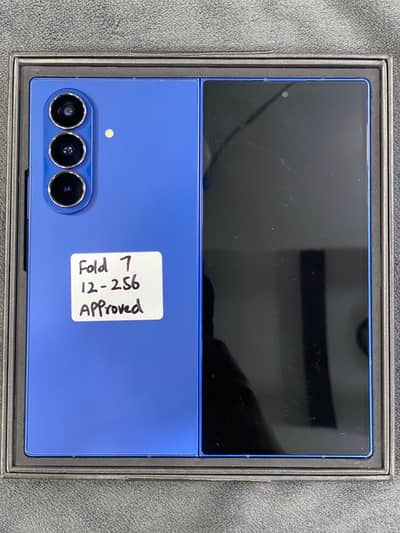 Samsung Mobile Z Fold 7 Vip pta Blue 256gb with Box