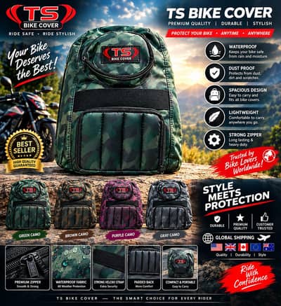 TS Bike Cover — Style Meets Protection!