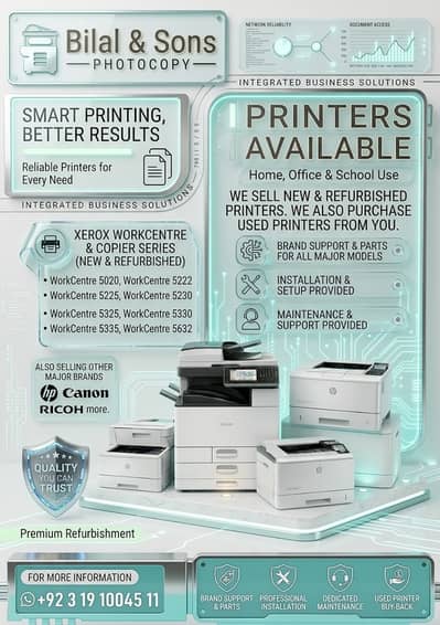 Xerox  PHOTOCOPY Printer Sale Purchase/5020, 5030,/All Models /Printe