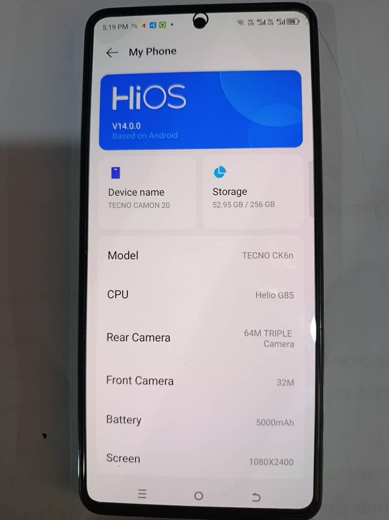 Tecno CAMON 20 3