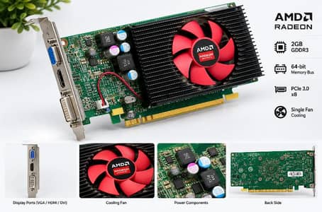 AMD Radeon R5 340 2GB DDR3 64-Bit Graphics Card | low price
