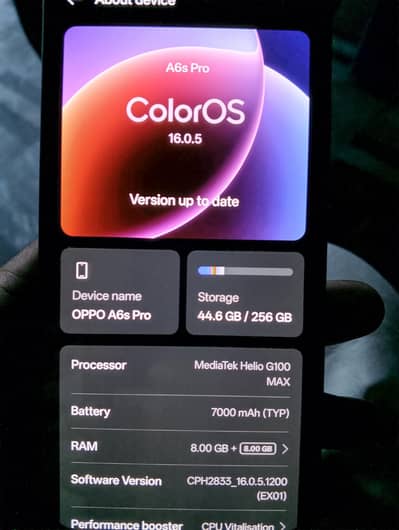 OPPO A6s pro