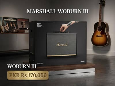 Marshall Woburn III Bluetooth Home Speaker - Black