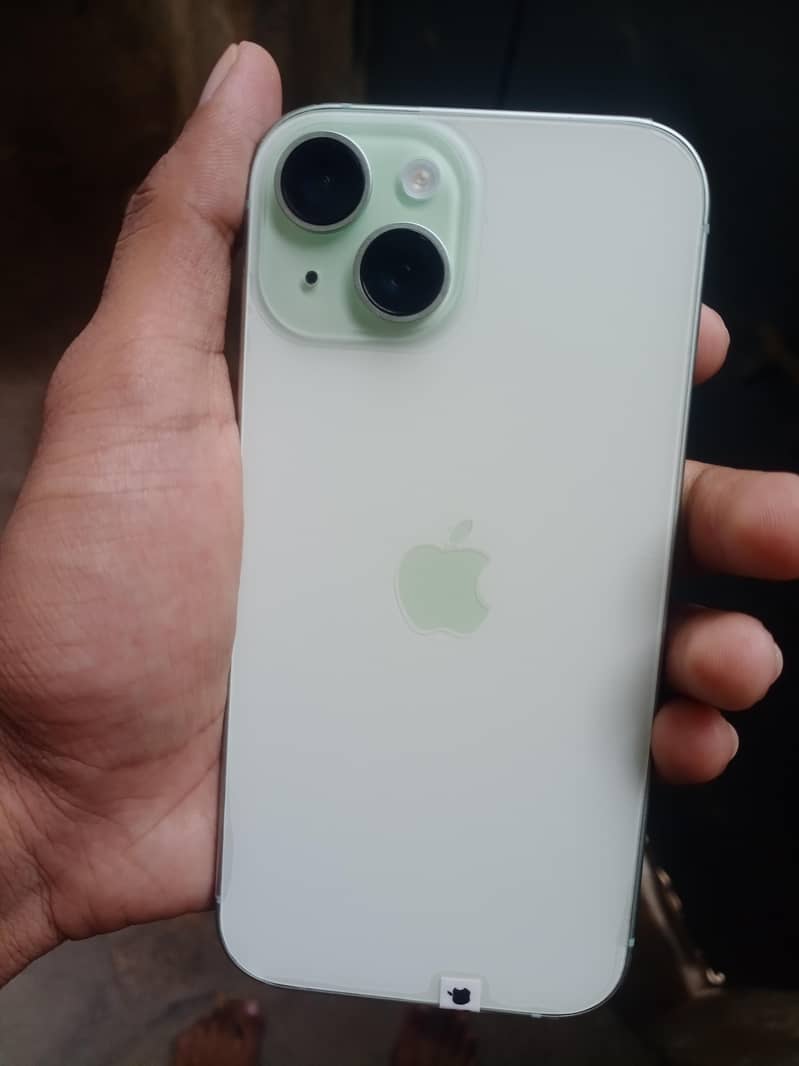Apple iPhone 15 128GB JV Soft Mint  100% Battery 0