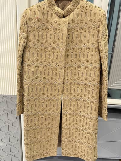 Golden Sharwani For Sale