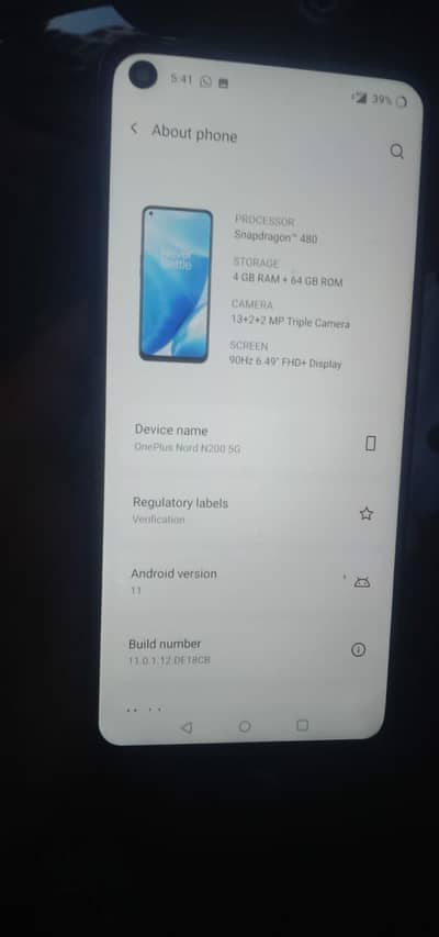 One Plus Nord N200