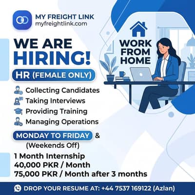 HR Operations & Talent Acquisition (Female Only – Work From Home