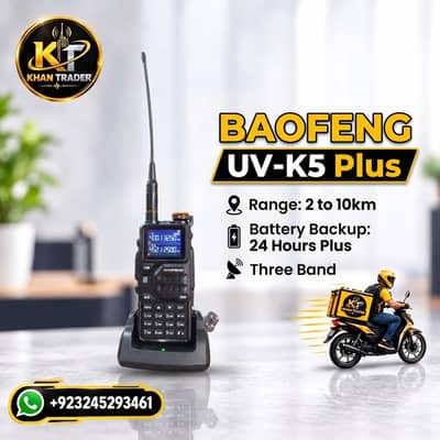 Walkie talkie / wireless set | RANGE 2 TO 10 KM Baofeng UV-K5 Plus