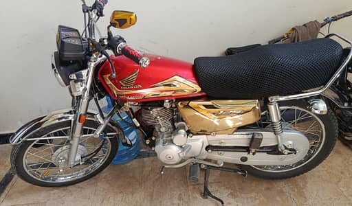 Honda Self Start Special edition red Gold