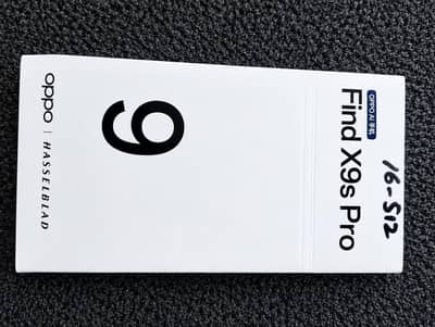 OPPO Find X9 Pro 16GB 51 2GB oppo Box , Non PTA, Tank