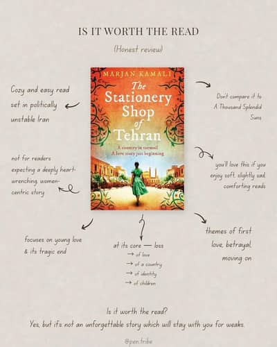 The Stationery Shop of Tehran Novel (Clean Condition)