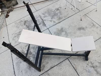 Exercise bench, dumble bar bench