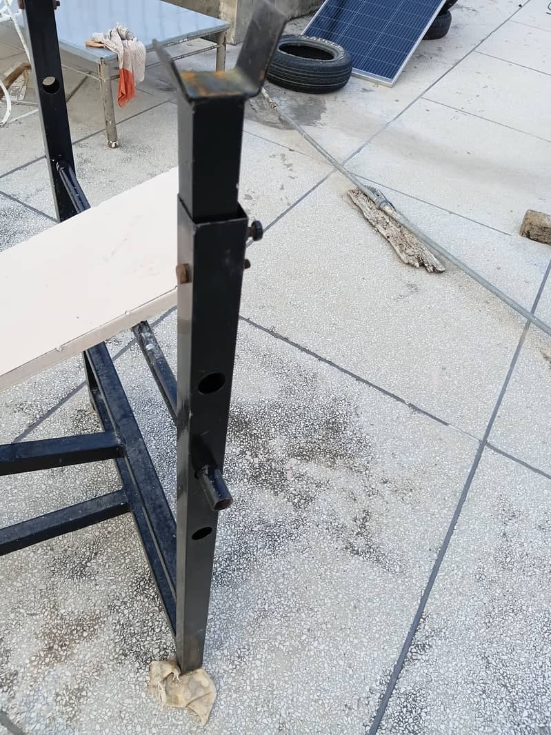 Exercise bench, dumble bar bench 1