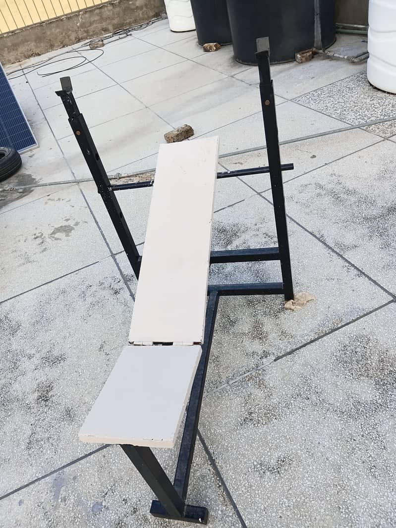Exercise bench, dumble bar bench 2