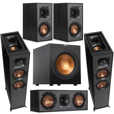 Klipsch Reference Series 5.1. 2 Dolby Atmos Home Theater Pack with Sub