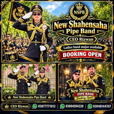 Female Band baja, Fauji Band, Events, Dhool , Fauji Pipe Band, Qawali