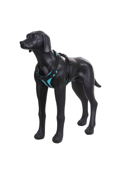 Rukka Pets - Solid Padded Dog Harness with Grab Handle - Black