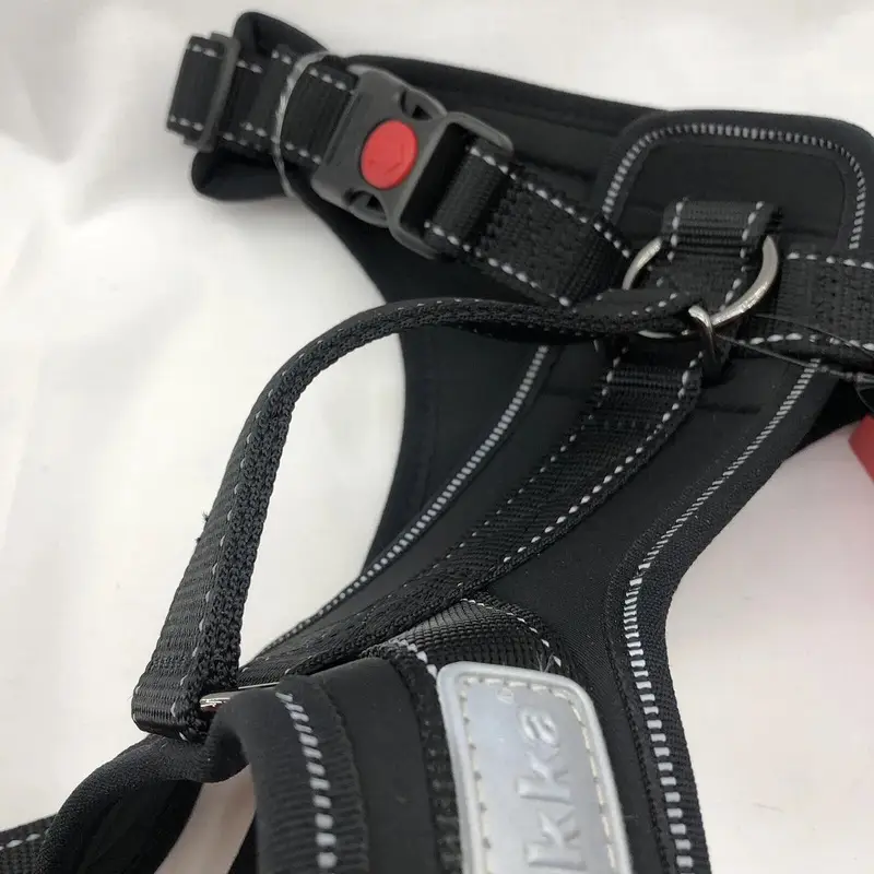 Rukka Pets - Solid Padded Dog Harness with Grab Handle - Black — photo 2