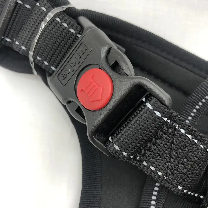 Rukka Pets - Solid Padded Dog Harness with Grab Handle - Black — photo 3