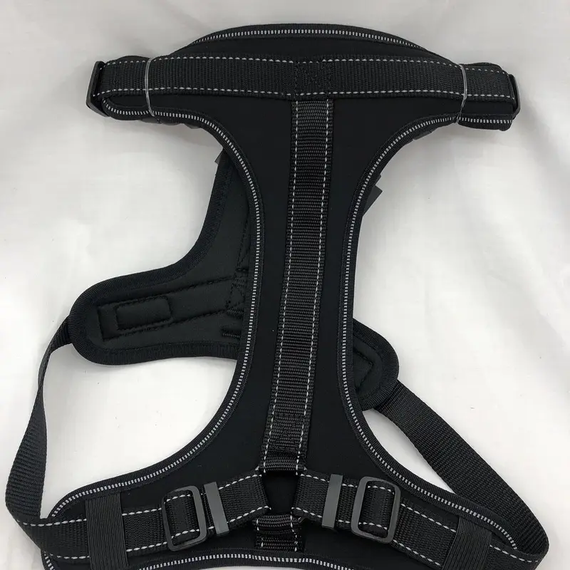 Rukka Pets - Solid Padded Dog Harness with Grab Handle - Black — photo 4