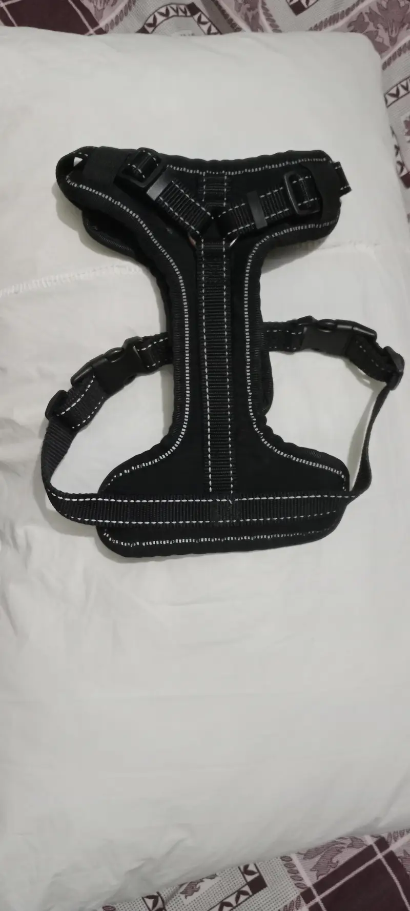 Rukka Pets - Solid Padded Dog Harness with Grab Handle - Black — photo 6