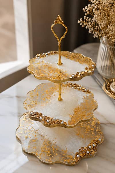 Resin Three Step Tray