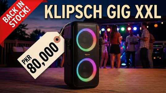 Klipsch Gig XXL, Black - Portable Wireless Bluetooth Speaker (Jbl)