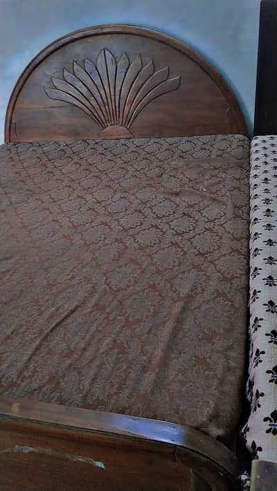 Double bed with free matress