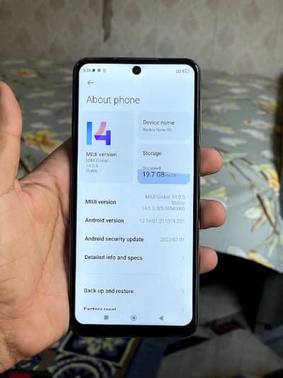 redmi note 9s 4gb 64gb all ok exchange possible 03064178199