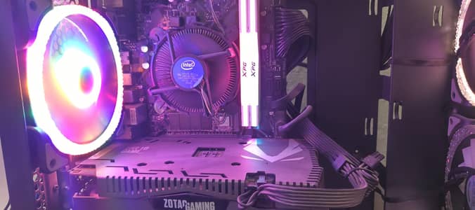 (online payment)Gaming PC Core i5-10400F RTX2060 6GB 16GB RGB RAM10/10