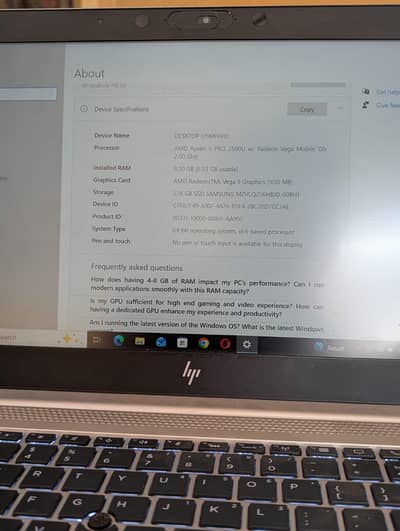 HP EliteBook 745 G5 | Ryzen 5 Pro | 8GB RAM | 256GB SSD