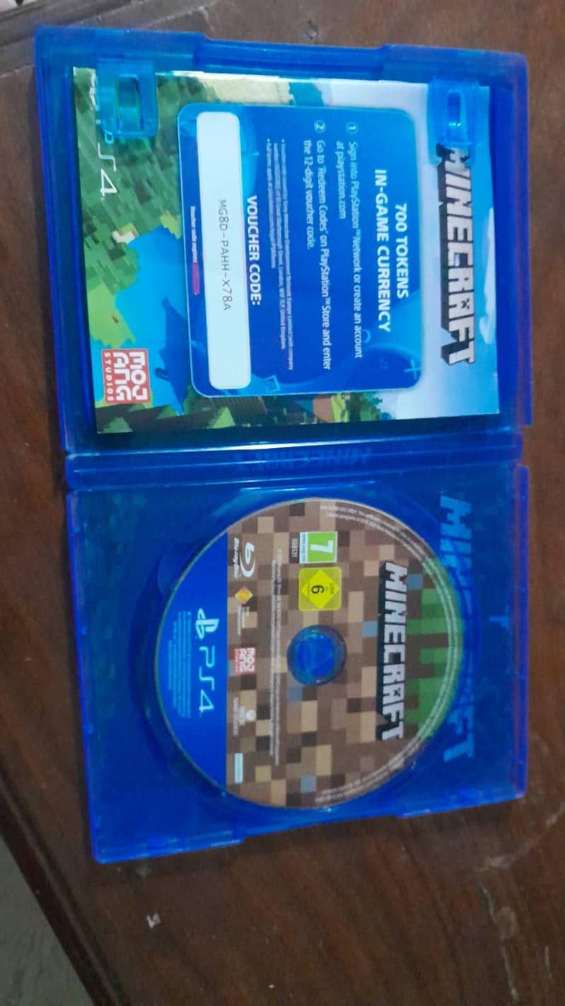 ps4 minecraft cd 1