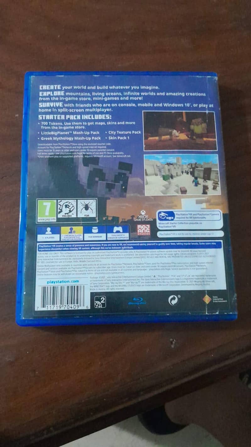 ps4 minecraft cd 2