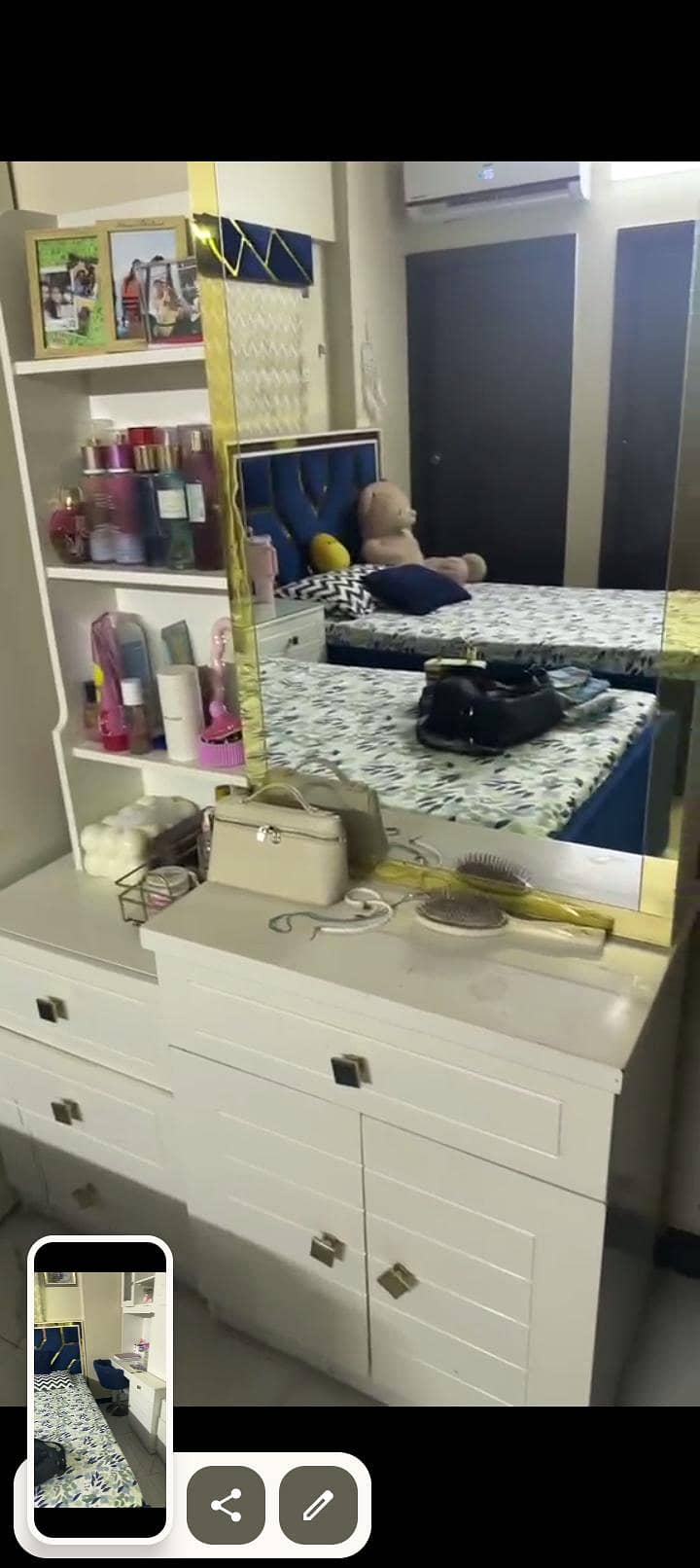 2 Single Bed with 1 Dressing Table 1
